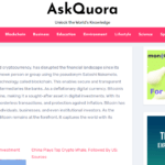 Askquora.com - Aggregator Website at Sale