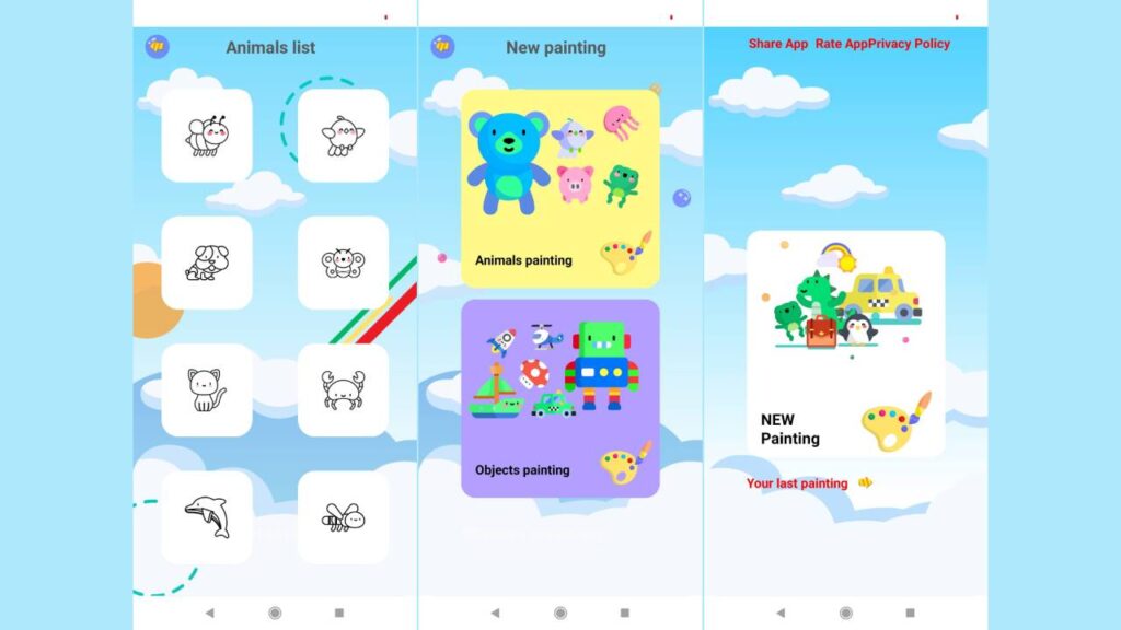 Kids Drawing - Android Mobile App