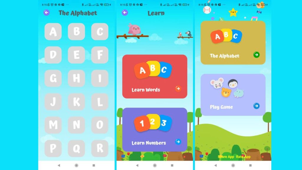 LearnieKids - Kids Learning - Android Mobile App